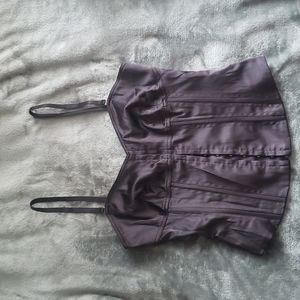 NWOT H&M Corset style black bustier top
